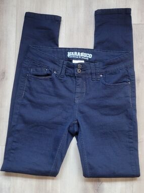 Parasuco Dark Blue Stretchy Skinny Jeans Size 28 PAR691